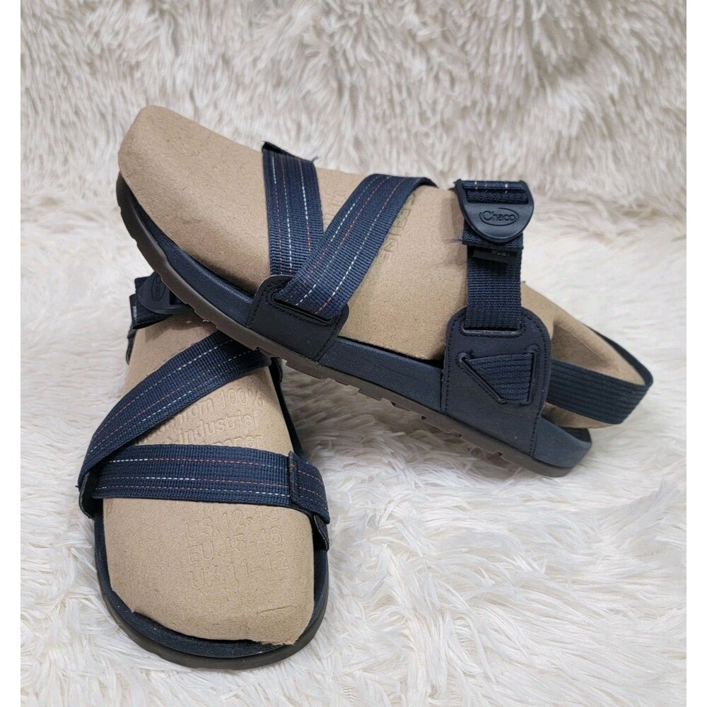 Chaco Lowdown Strappy Active Sandals Mens Size 9 Navy Style JCH107273 Adjustable